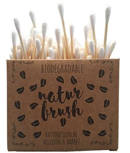 Eco-friendly bamboo and cotton ear swabs