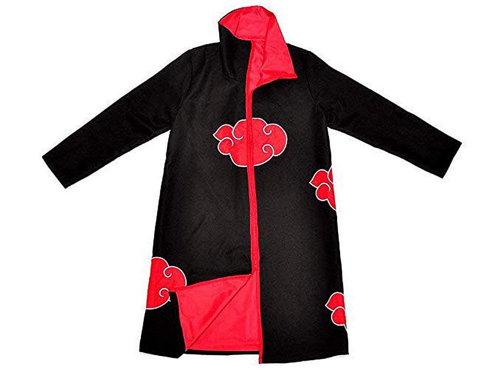 Japanese Anime Ninja Black Robe 4th Yondaime Hokage Cosplay Costume
