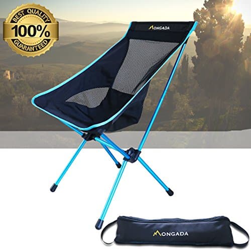 Portable Heavy Duty folding Chair (High Back, Oxford Fabric, Blue)