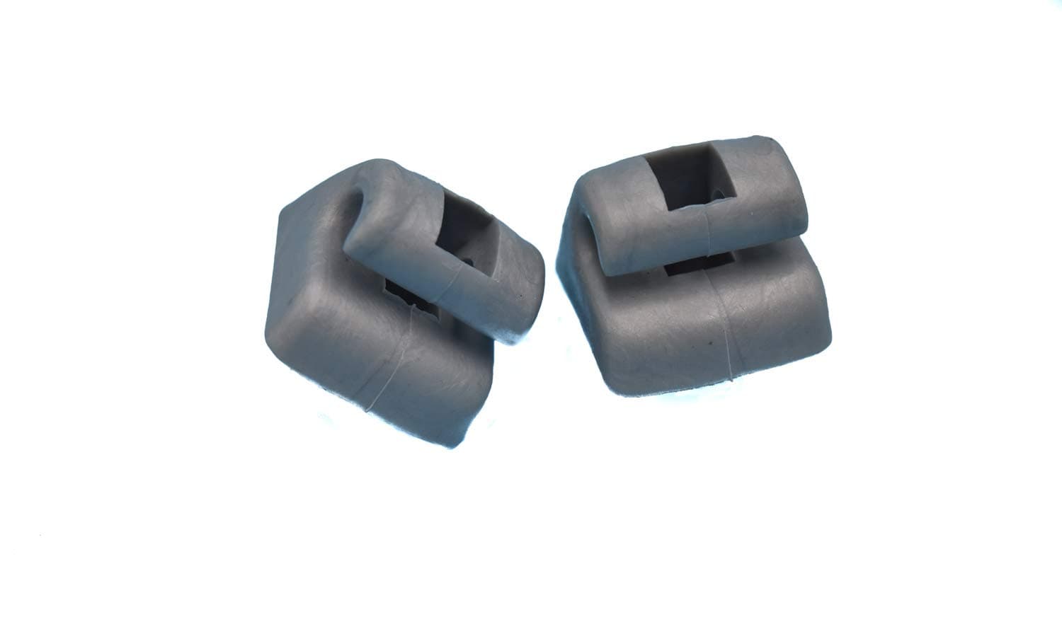 Compatible Replacement Sun Visor Clips Holders for Mercedes W123 W124 W126 W140 W201 Set of 2 New- Gray