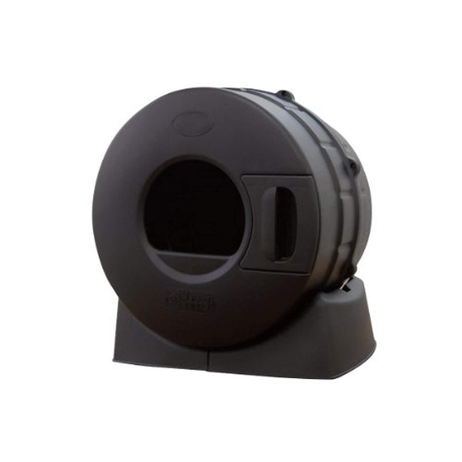 Litter Spinner Cat Litter Box, Black 18X20X14.5 inches