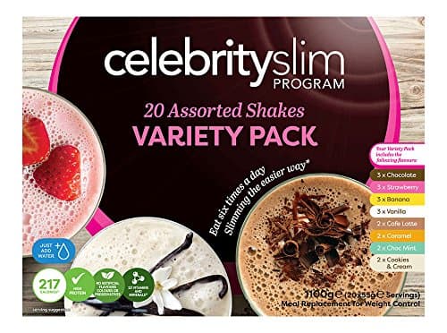 Celebrity Slim Variety Shake - Pack 20 Sachets by Celebrity Slim