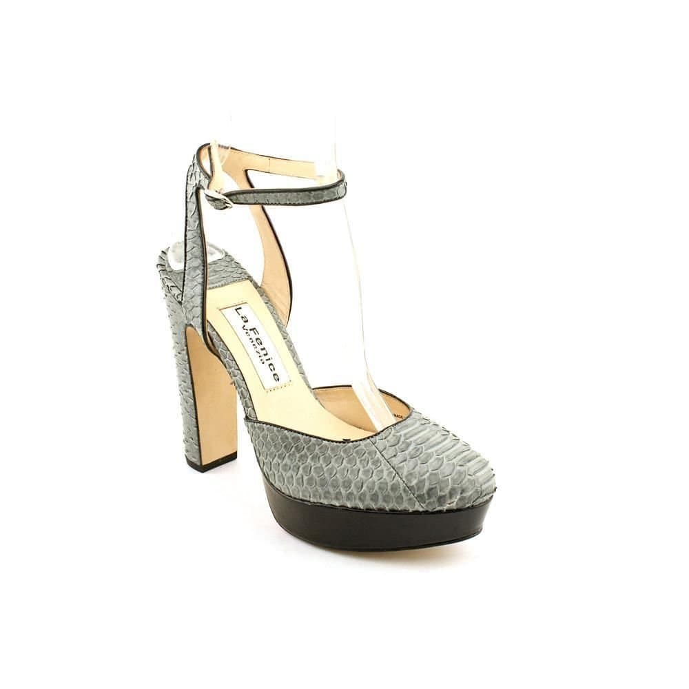 La Fenice Houston Womens Animal Print Leather Platforms Heels Shoes New