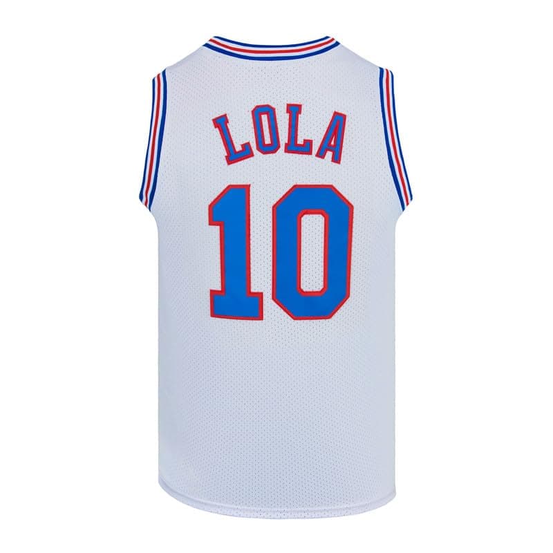 CNALLARYouth Basketball Jersey Bugs #1 Lola #10 Space Movie Jersey Boys Sport Shirts S-XL