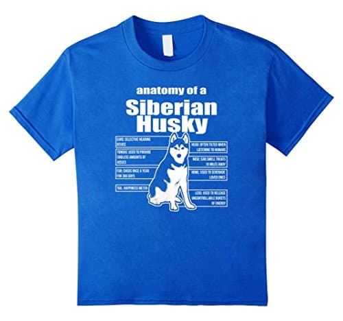 ANATOMY OF A SIBERIAN HUSKY SHIRTS