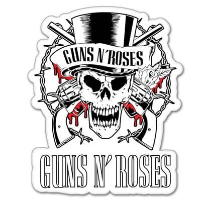 Guns N' Roses Vynil Car Sticker Decal - Select Size