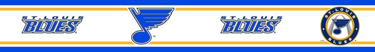 St. Louis Blues Licensed Wallpaper Border