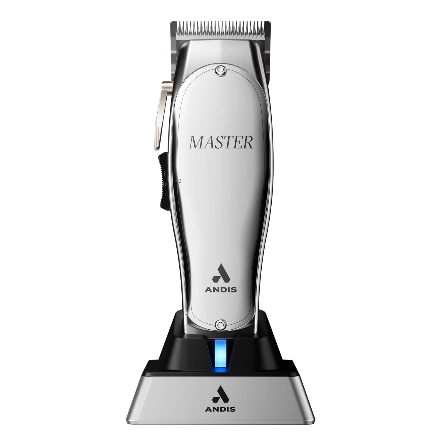 12660 Professional Master Corded/Cordless Hair Clipper, Adjustable Carbon Steel Blade Hair Clipper for Close Cutting, Silver
