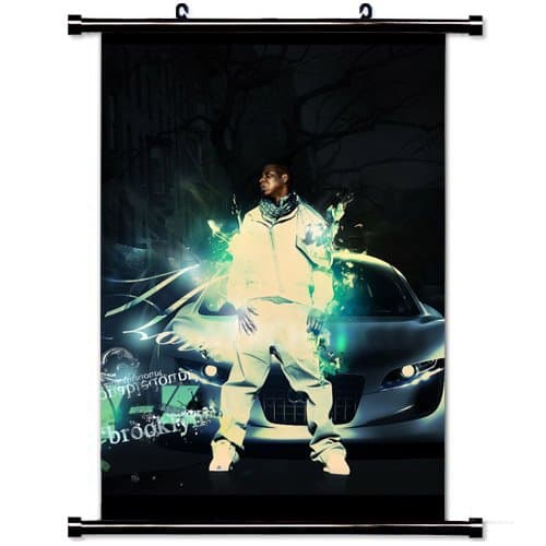 Home Decor Music Star Figure Poster with Ino Yamanaka Naruto Shippuden Anime Wall Scroll Poster Fabric Painting 24 X 36 Inch (60cm X 90 cm)