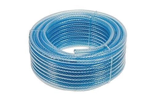 Alos Rubber Reinforced Fuel Hose/PVC Braided Pipe for Petrol, Diesel, Water, etc. ⌀ 8mm (4m)