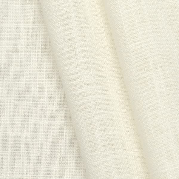 Stoffkontor Cream White 100% pure Linen Fabric by the metre