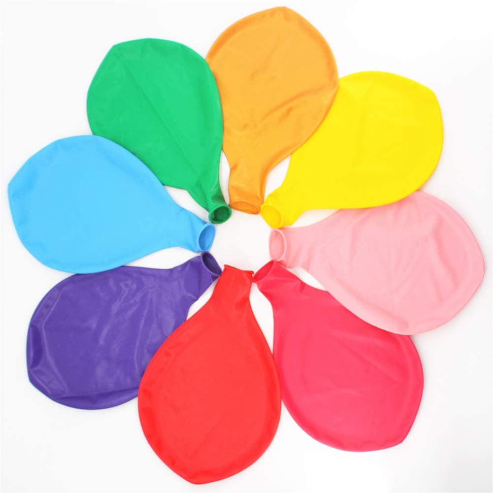 36 Inch Giant Latex Jumbo Balloons, 8 Pack 36'' Assorted Colors large Balloons for Photo Shoot/Birthday/Wedding Party/Festival/Event/Carnival Decorations, Mix Color (Premium Helium Quality) …