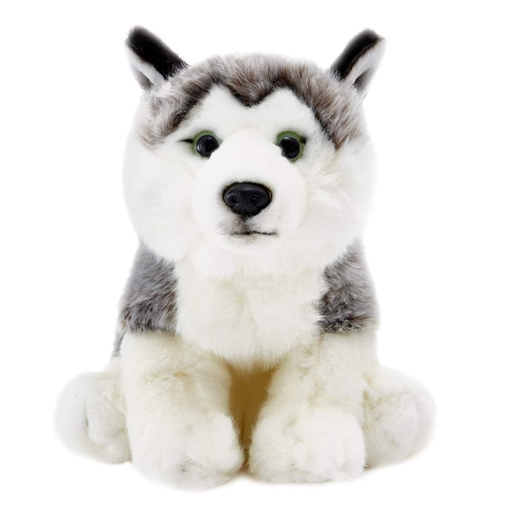 Pugsly Pug Plush Stuffed Animal Puppy Dog, 12 inches (HUSKY)