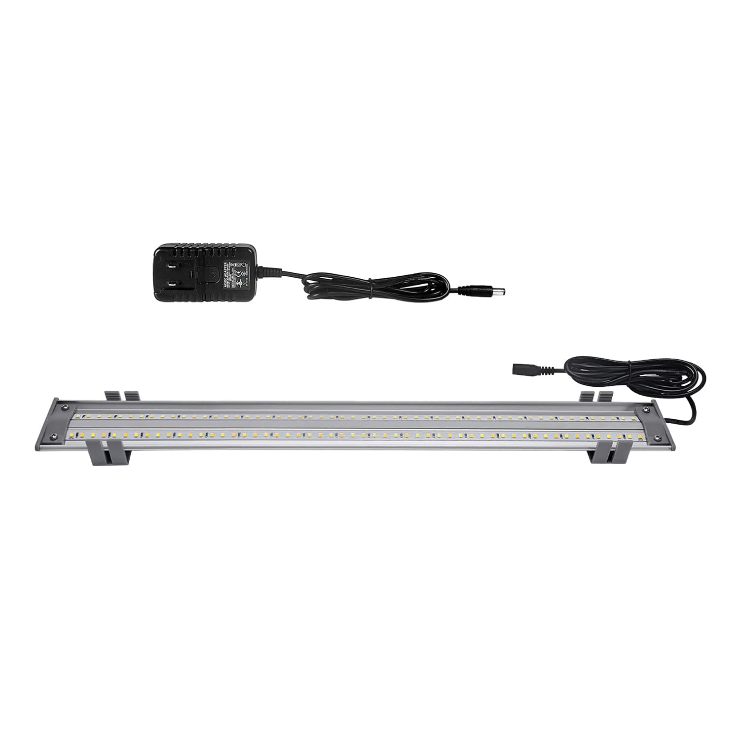 HappyBird Lighting Bird Cage Light - Full Spectrum LED Pet Light - Simulates Natural Environment - Safe for Soft Bill Birds – Easy to Install - (18" Long)