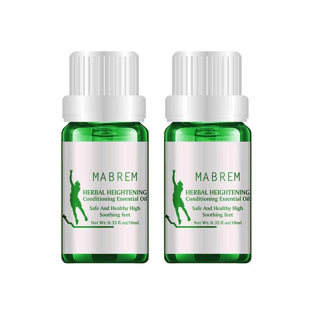 KAKAT MABREM Meilin Herb Elevation Conditioning Massage Essential Oil,Heightening Growth Boosting Essential Oil Soothing Feet Safe and Healthy (Green Heightening 2PCS)