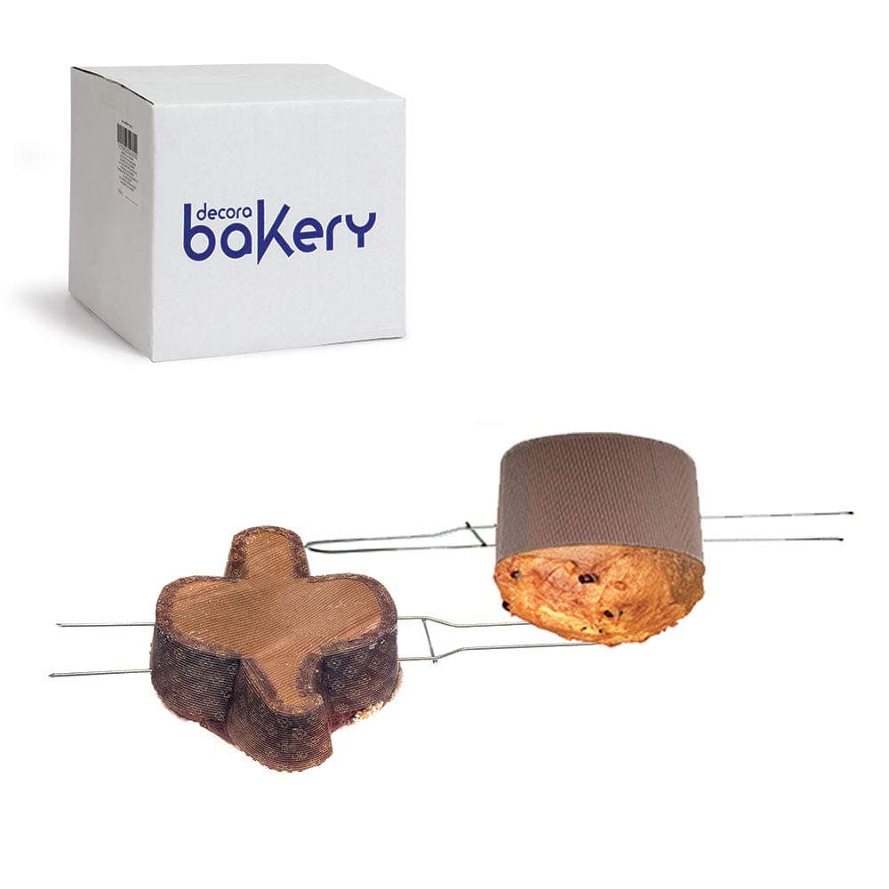 Decora5064016 Stainless Steel Brooch for Panettone and Dove Bakery, Silver