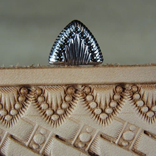 Stainless Steel Barry King - #4 Wishbone Border Stamp (Leather Stamping Tool)