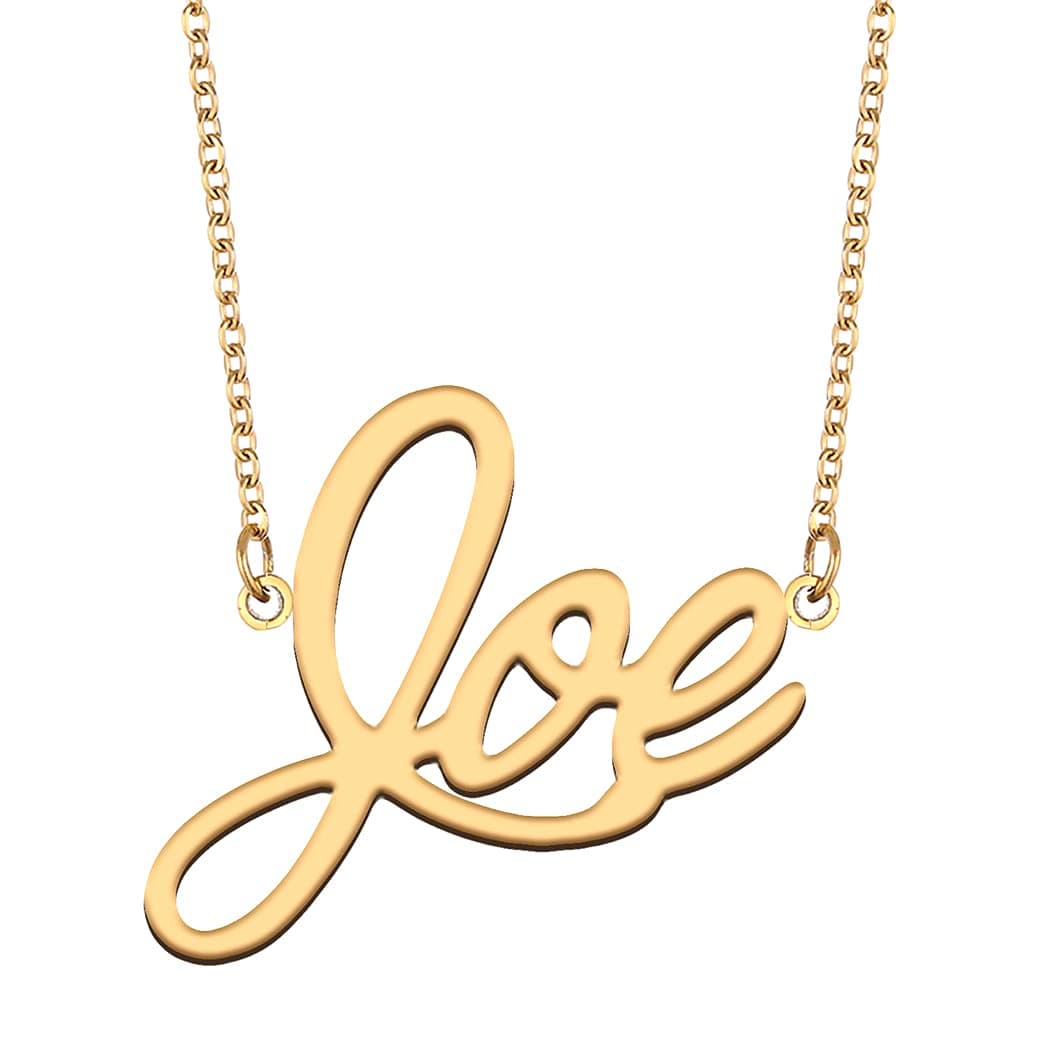 Name Necklace Gift for Her His Friend Fans Birthday Wedding Christmas Jewelry