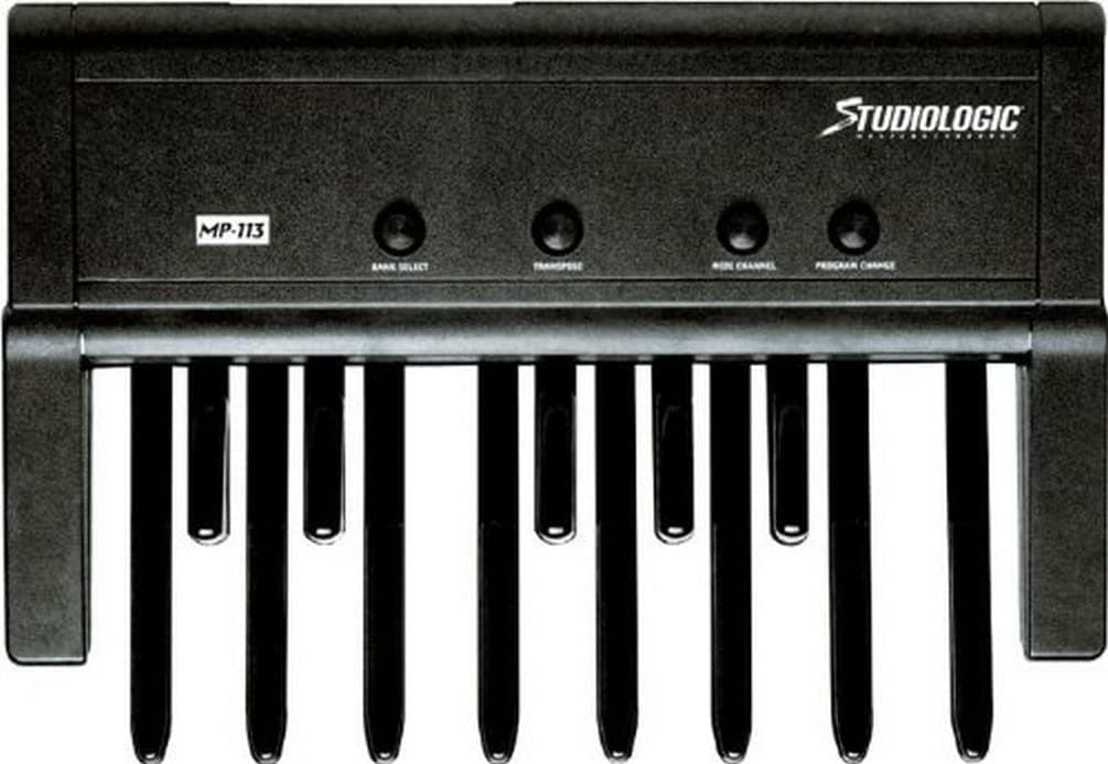 Studiologic MP113 13-Note MIDI Foot Controller with Velocity-Sensitive Pedals, USB Connectivity, Includes Power Adapter, User Manual, Warranty Card