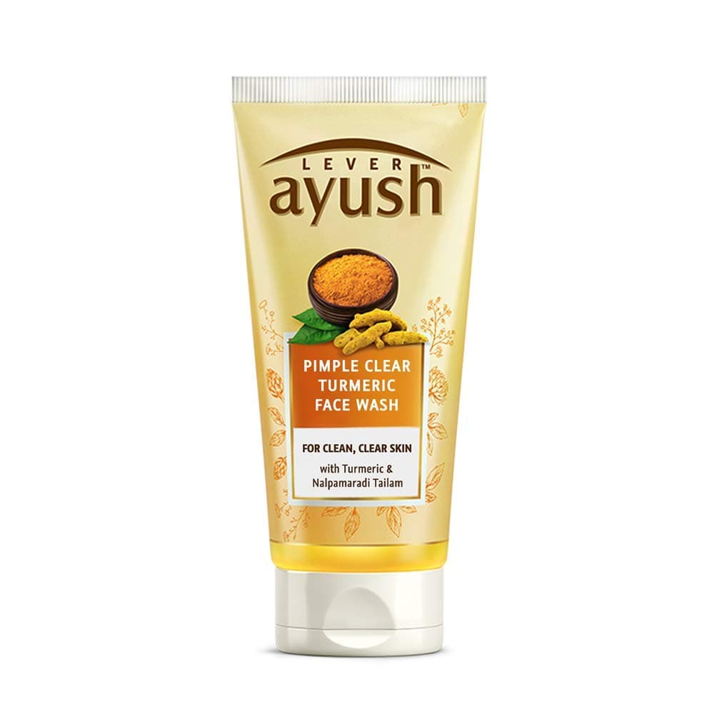 Ayush Anti Pimple Natural Ayurvedic Turmeric Face Wash