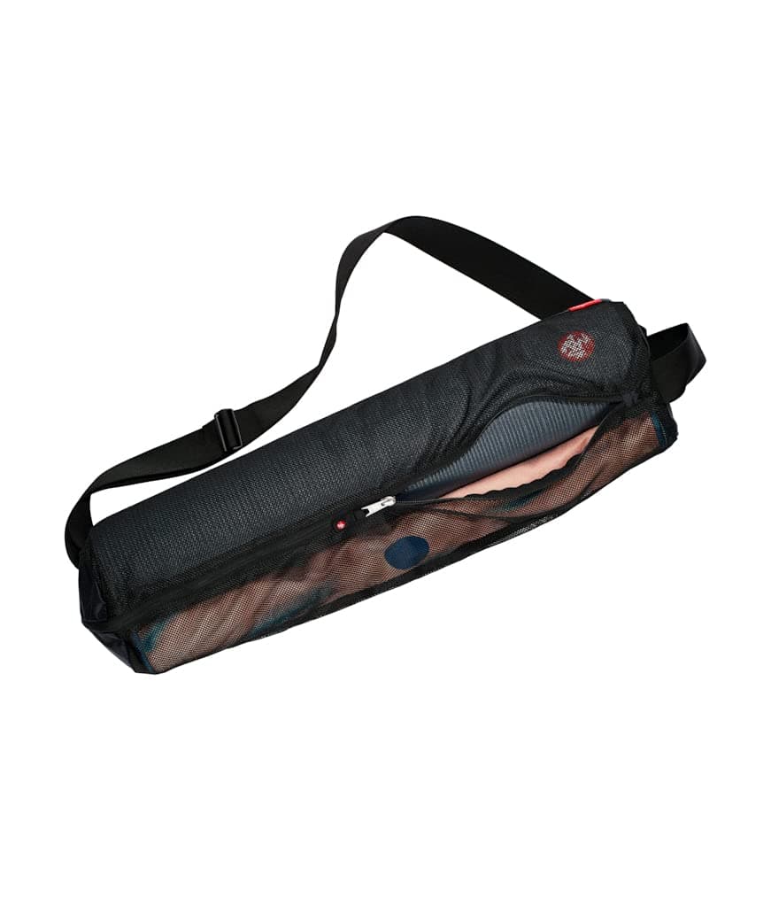 Manduka Breathe Easy Full Zip Yoga Mat Carrier Bag – With Pocket, Adjustable Strap, Suitable for Most Yoga Mats