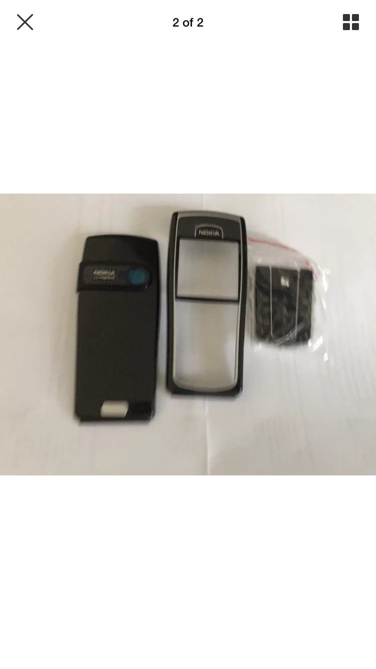 Fone Addict Nokia 6230i - SILVER Replacement Cover/Fascia
