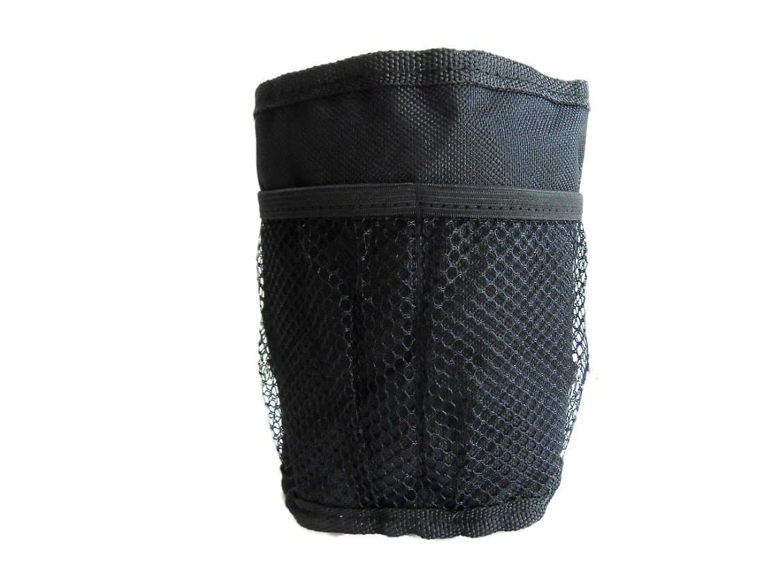 Little Sporter Waterproof Mesh Bag, Bicycle Saddle Bag, Bottle Bag with Bottle Holder, for pram, , Tray, Wheelchair, Rollator, Holder, Black