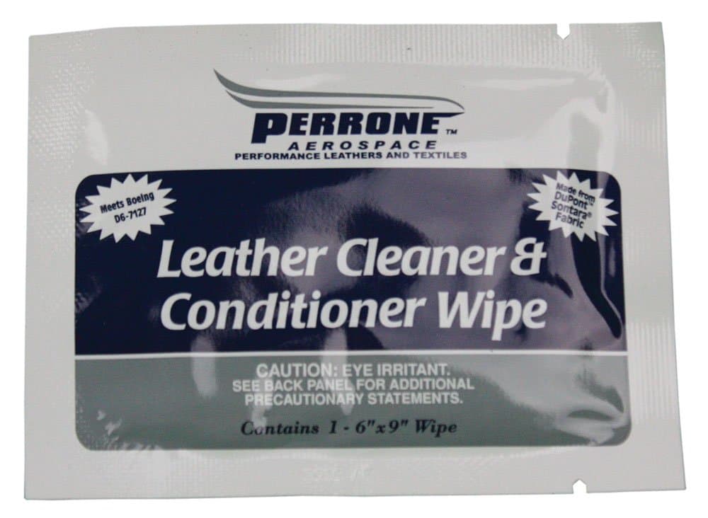 Perrone Aerospace CC-SW - Leather Cleaner Wipes (Single) - 1 ct.