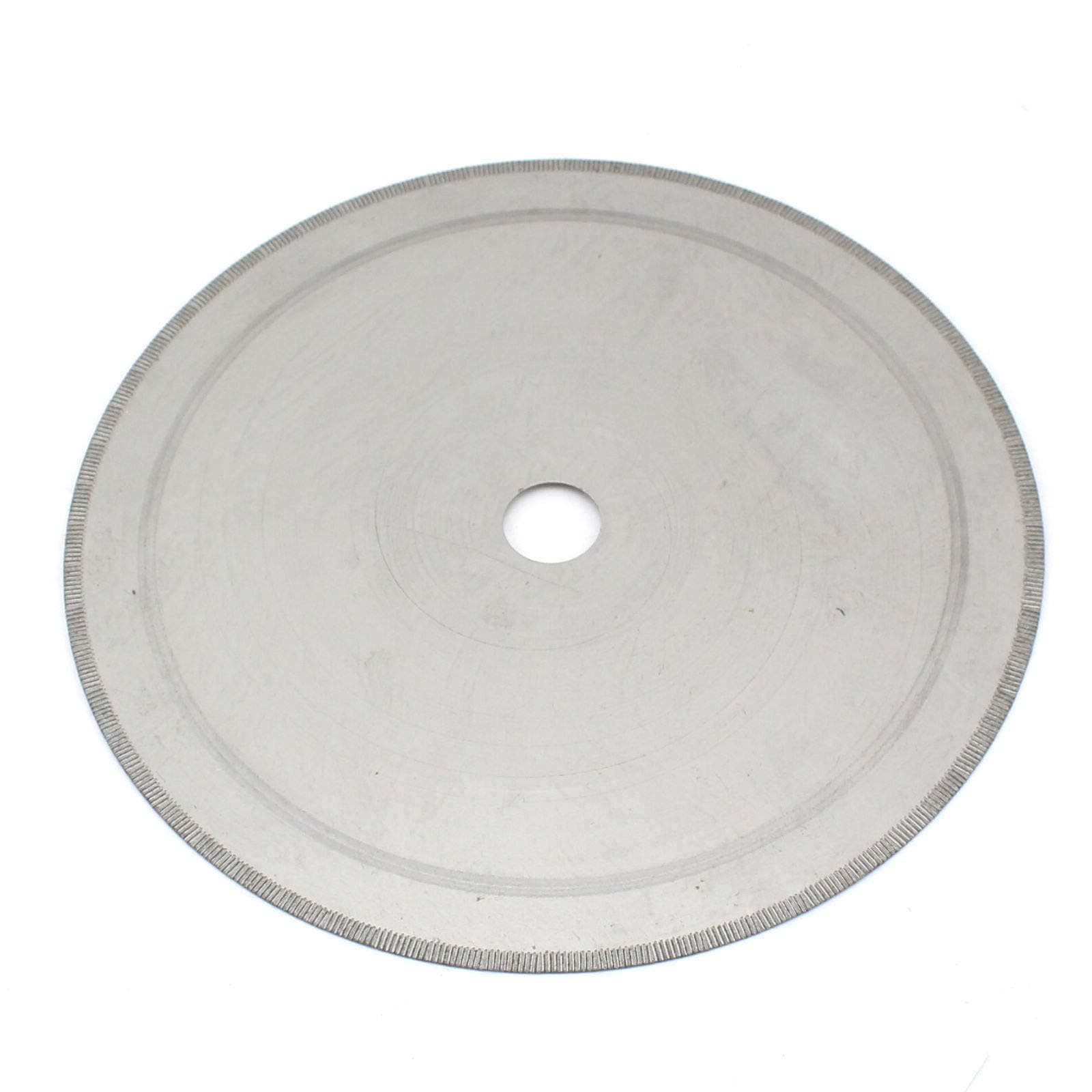 JINGLING 10" inch Diamond Lapidary Saw Blade Thin Notched Rim 1.2mm Trim Stone