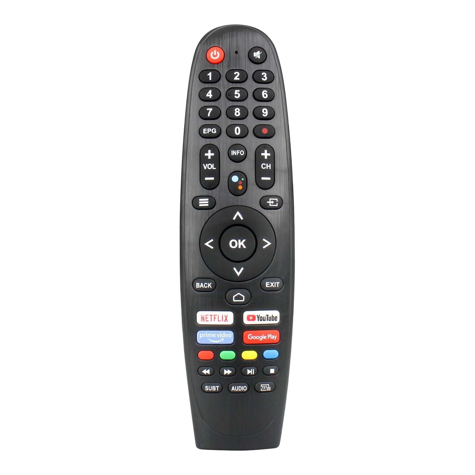 NKF EC32V2HA EC40V2FA Replace Remote Control Compatible with Caixun Android TV Remote for BLAUPUNKT TV Remote, for SANSUI TV Remote, for ARRQW TV Remote