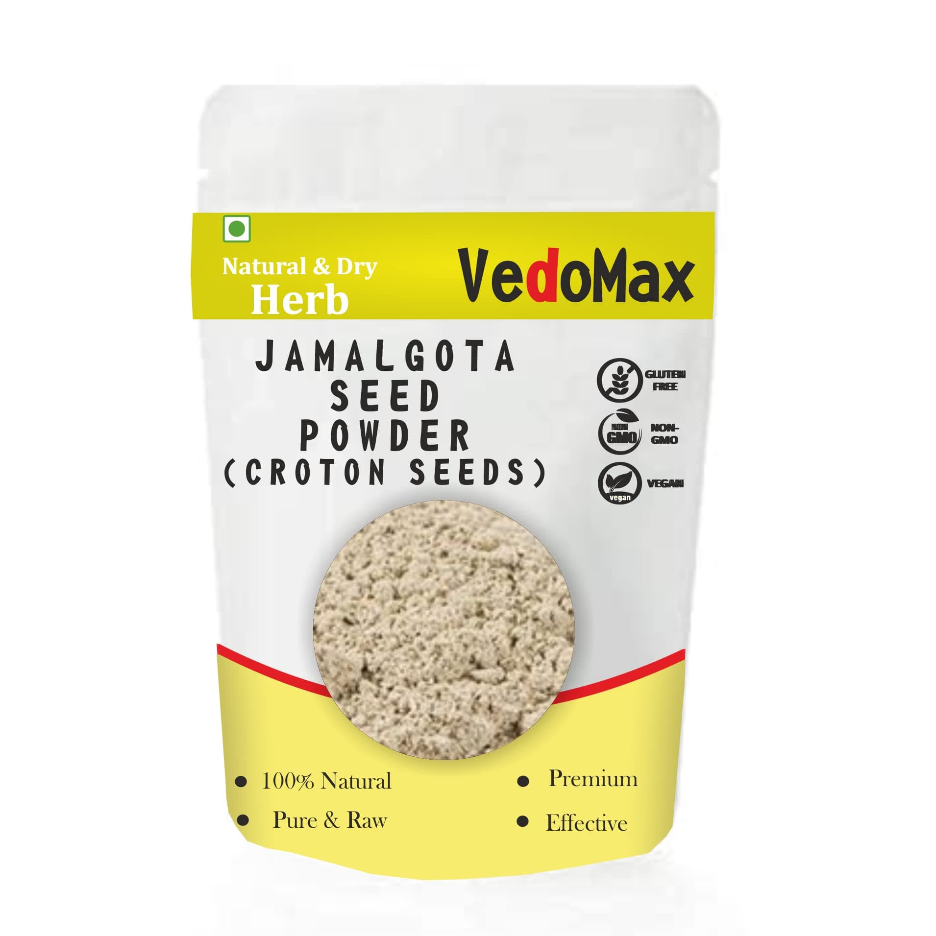 VedoMax Jamalghota Powder | Jamalghota Beej Powder | Jamalgota Beej Powder | Jamalghota/Jamalgota | jamalgota | jamalgota powder - (100 gm)