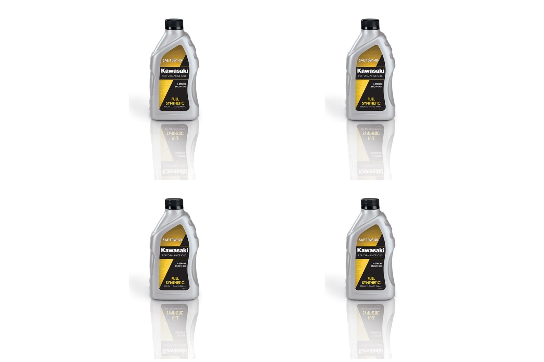 4-Stroke Full Synthetic Motorcycle Oil 10W40 (Pack of 4) K61021-207A
