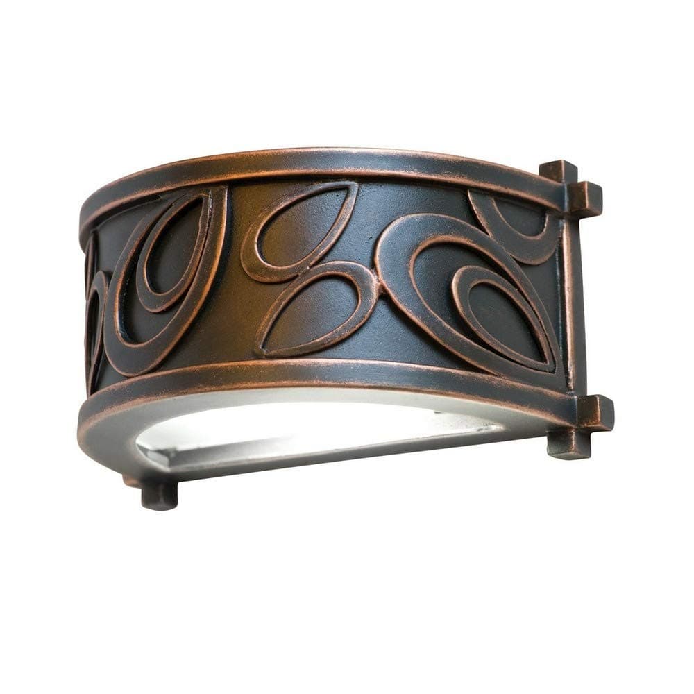 Kalco 5492AC Asiana - 7.5" 1 LED Wall Sconce, Antique Copper Finish