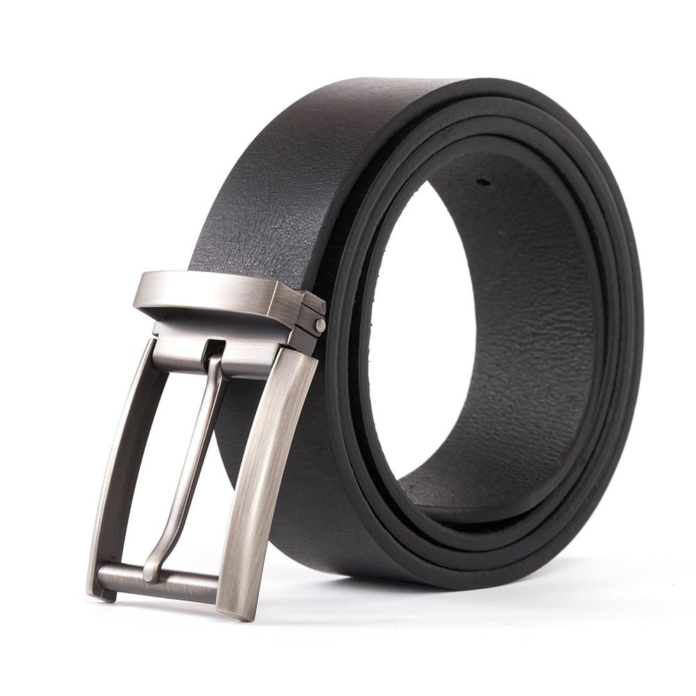 Dycarfell Men Genuine Leather Belt - length is adjustable Delicate gift box,10-Year Warranty