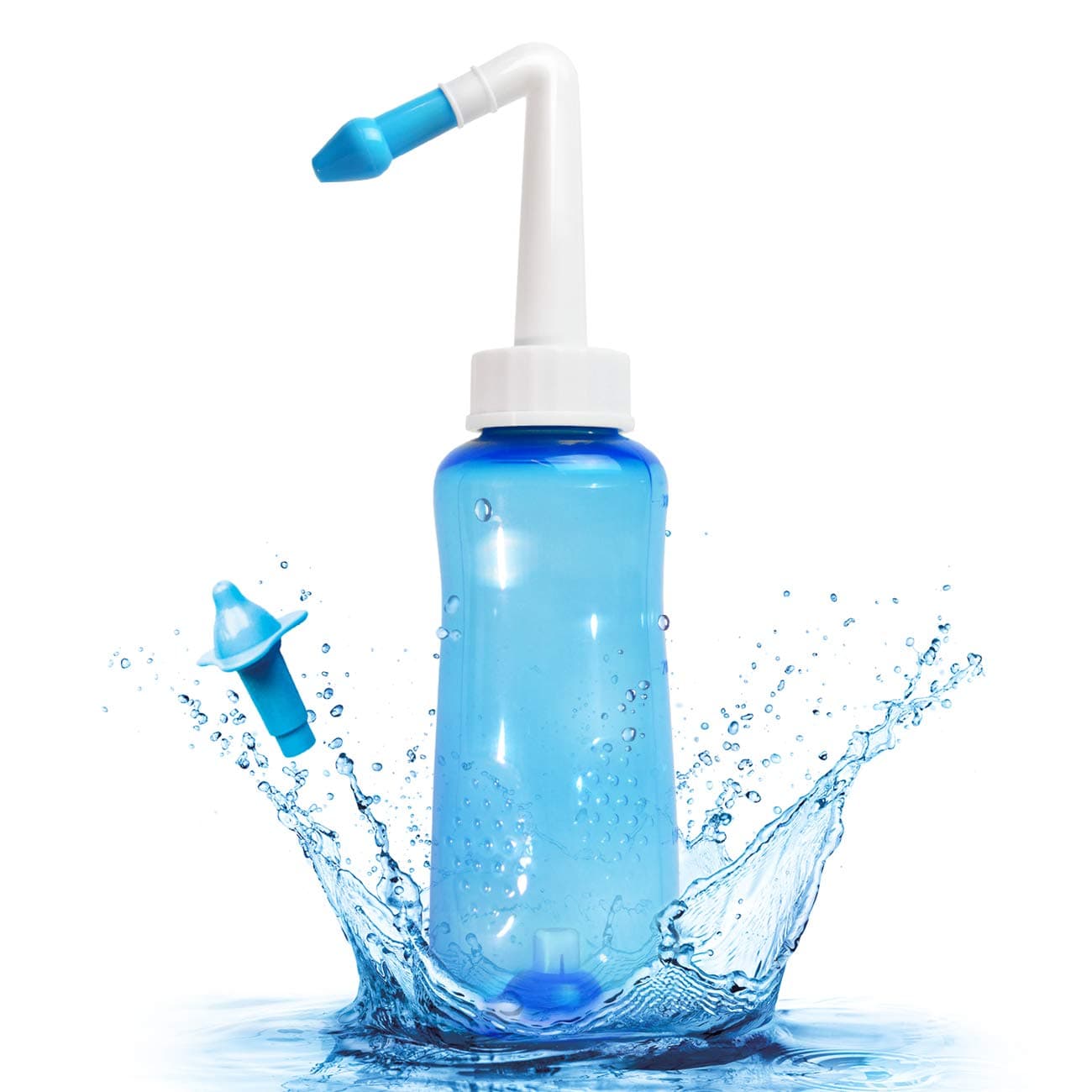 Nasal Wash Bottle K-NW-237 - Nasal Irrigation Bottle - Sinus Irrigation System - Nasal Rinse for Saline Nasal Spray - Sinus Rinse Bottle