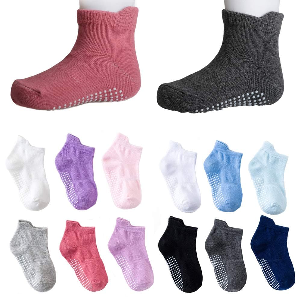 6 pairs baby anti slip socks