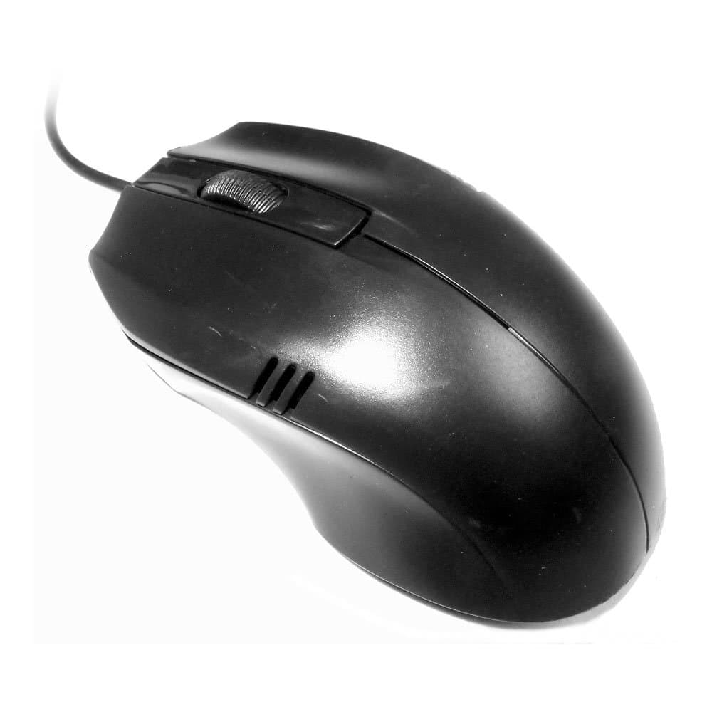 Compoint CP-506 3-Button USB Scroll-Wheel Optical Mouse - Black
