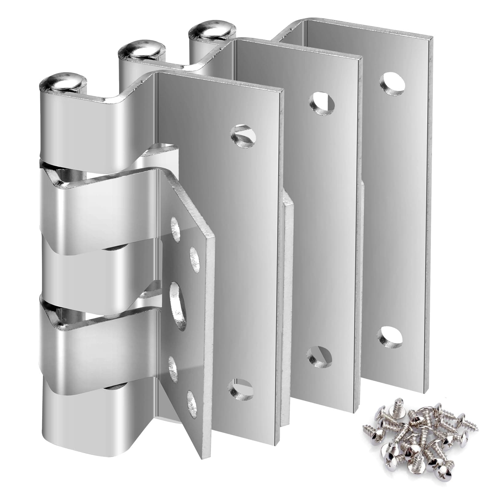 SuperDi 3 Pack Door Hinges Replacement for Combination Doors Compatible with Elixir Mobile Homes Exterior Door Hinge Series 6000 8000 9000 (Screws Included)