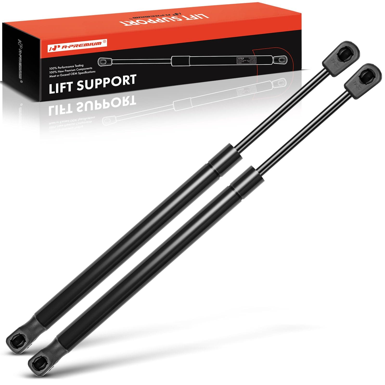 A-Premium Hood Bonnet Lift Supports Shock Struts Compatible with Volkswagen Touareg 2004-2010 2-PC Set
