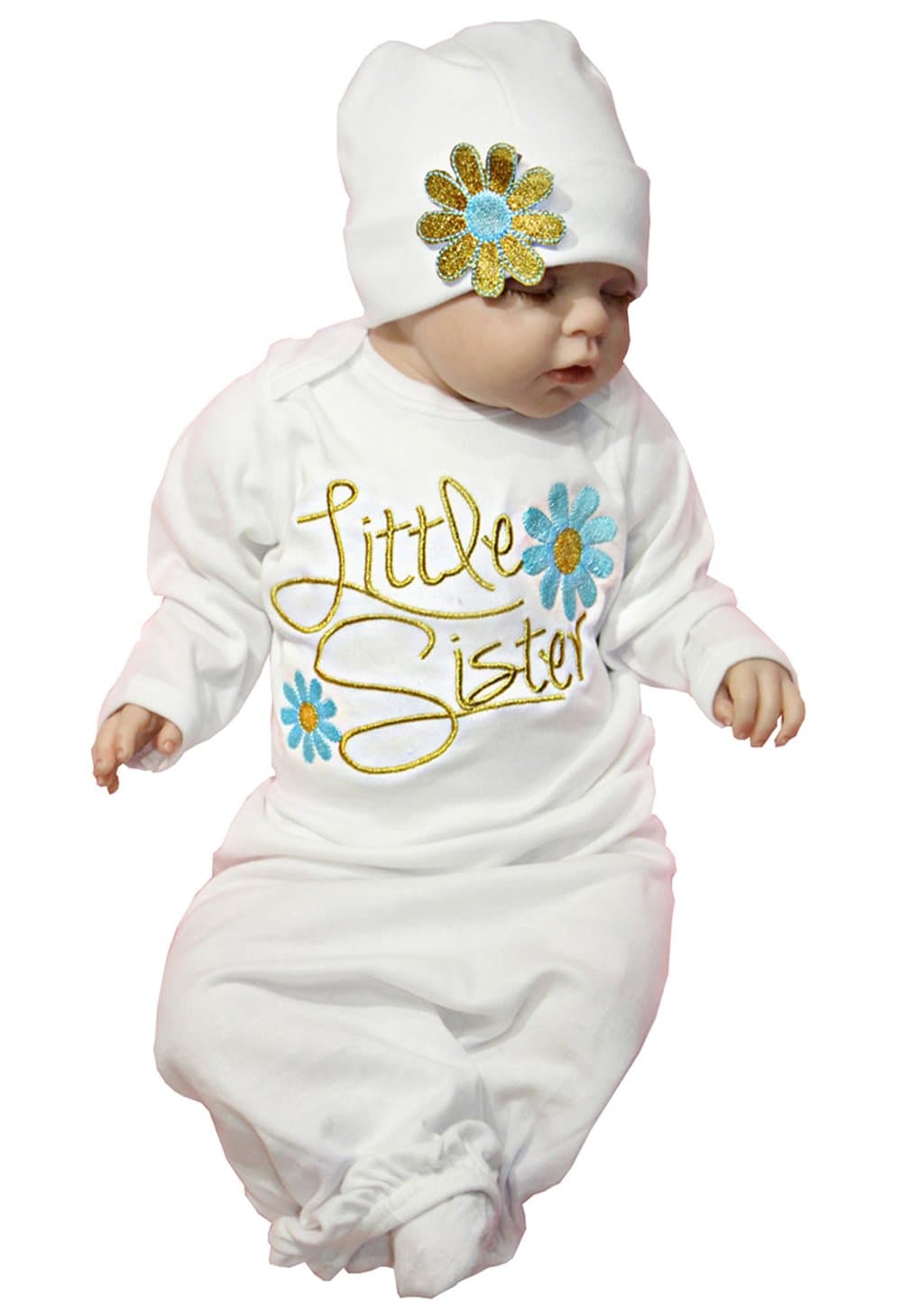 Newborn Baby Girl Take Home Outfit Baby Girl Gift Set Baby Gown