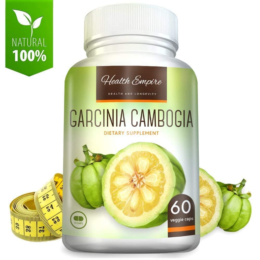 Pure Garcinia Cambogia Extract w/ 60% HCA - Luxury Garcinia Cambogia - Garcinia Cambogia Pure Extract Capsules for Metabolism Support - Non GMO & Gluten Free - Made in USA - 60 Garcinia Pills