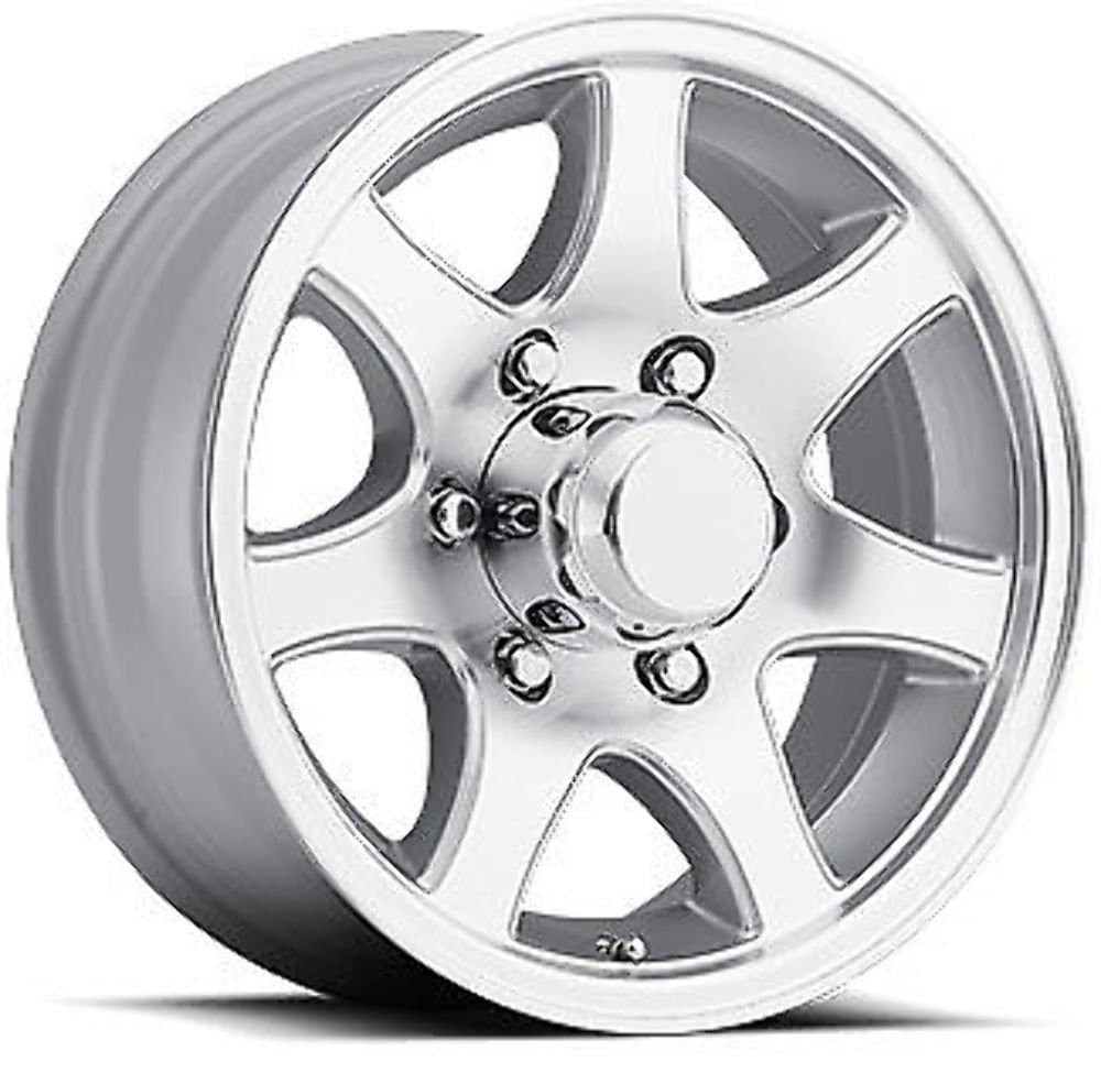 New 15 Inch 6 on 5.5 7 Spoke Aluminum Trailer Wheel Rim T02 56655T