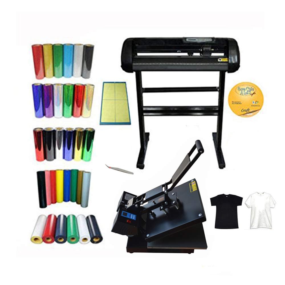 24" Cutter Plotter 15x15 Heat Press T-Shirt Heat Transfer Vinyl Weeding Tool KIT