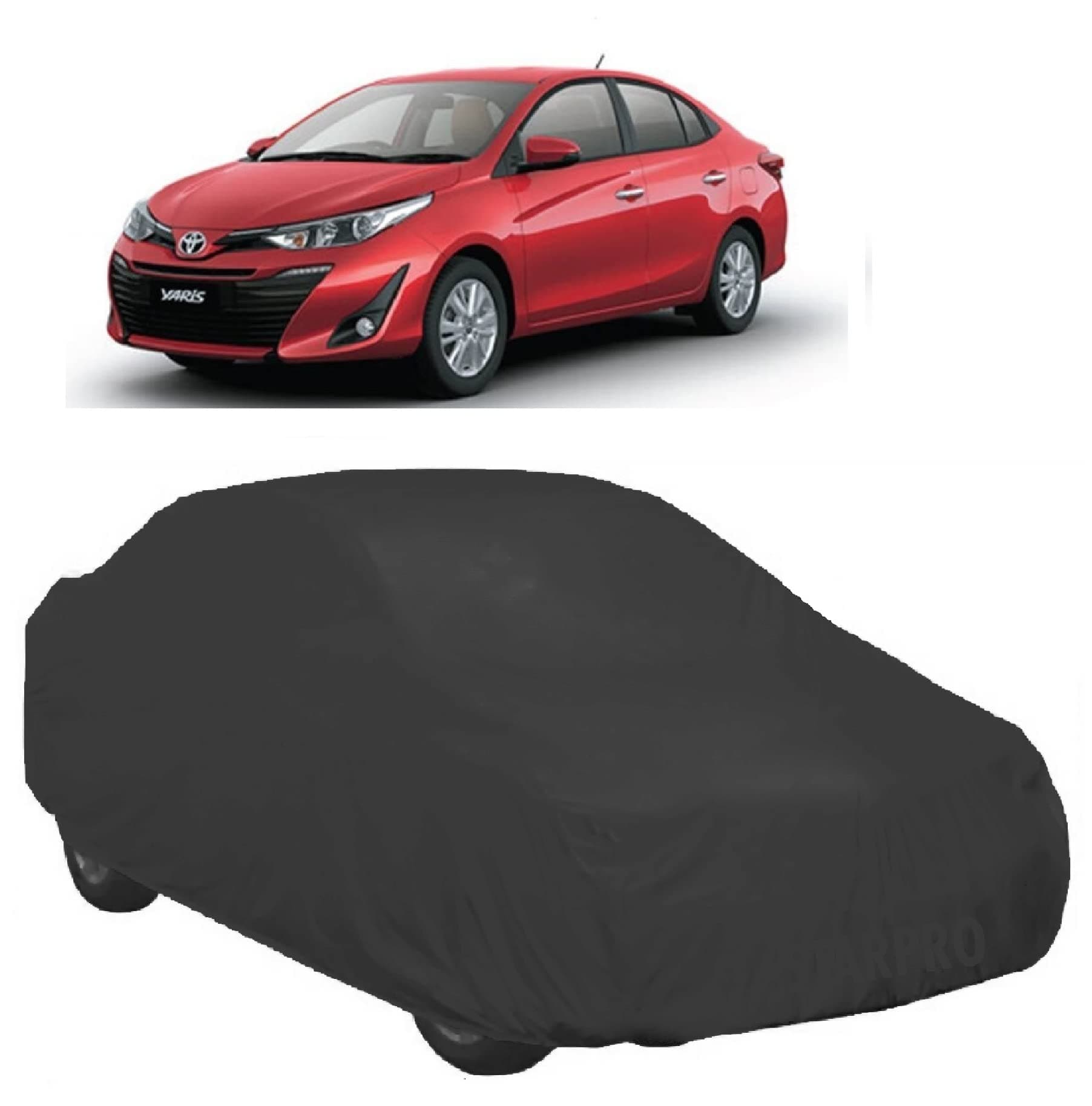 NEXTON Custom Fit UV Protection & Semi Waterproof Skoda Yeti Car Body Cover (Black Color Without Mirror)|Car Accessories