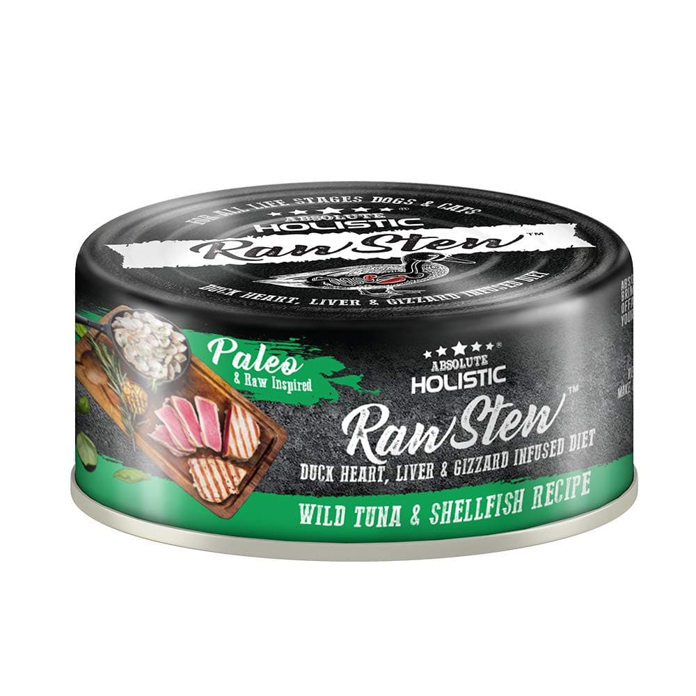 Absolute HolisticRawStew - Wild Tuna & Shell Fish Recipe 12 x 80g