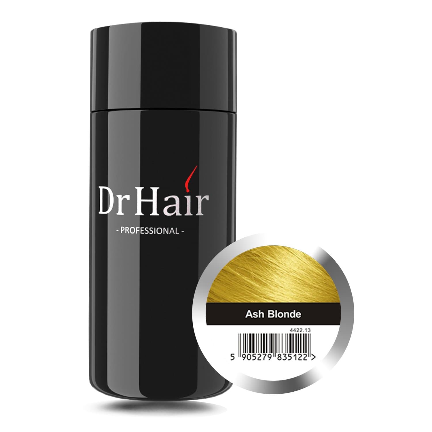 Hair Fibers by Dr Hair Ash Blonde 1.05oz – Revolutionary Nanotechnology for Instant Hair Thickening – Simple Application of Natural Hair Building Fibers (Ash Blonde)
