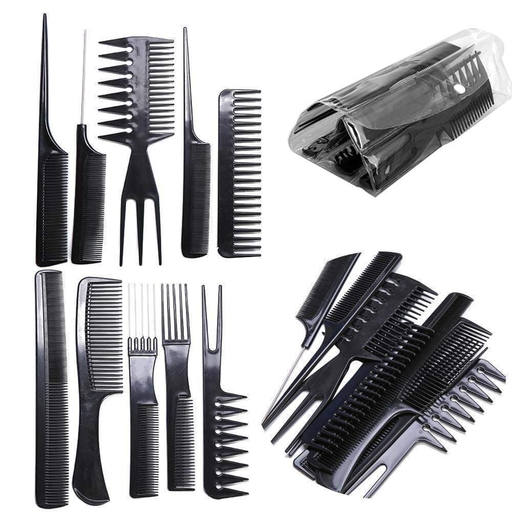 Demarkt Hairdressing Stylists Barbers Combs Professional Salon Hair Styling Hairdresser Barbers Combs 10 Piece Set