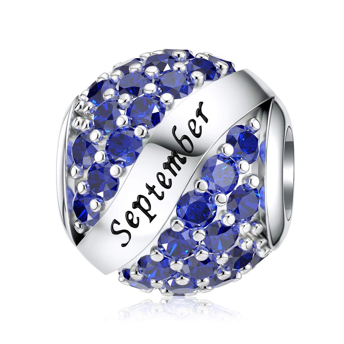 JIAYIQIBirthday Charm Fit Charm Bracelets Necklace, 925 Sterling Silver Pendants Beads for Women Jewelry