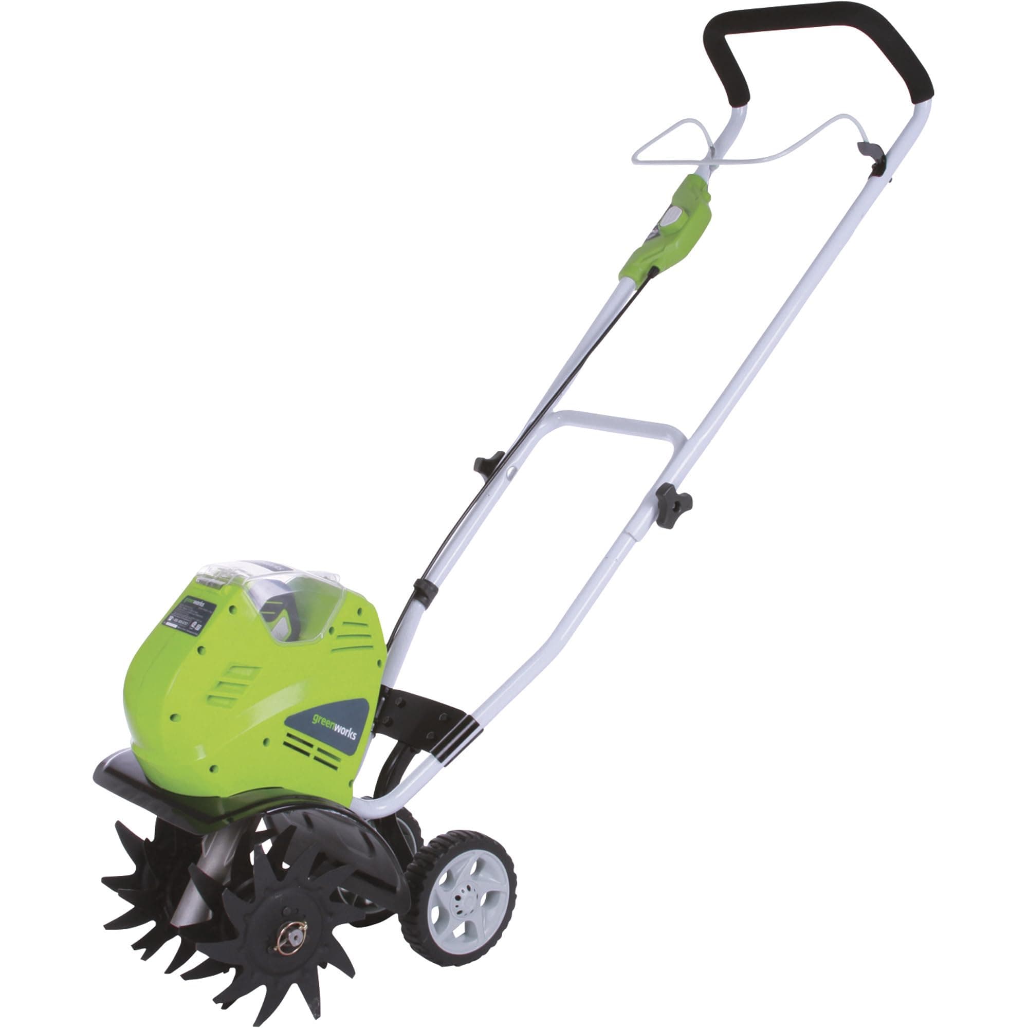 Greenworks 40V 10" Cordless Tiller/Cultivator, 4.0Ah Battery and Charger Included