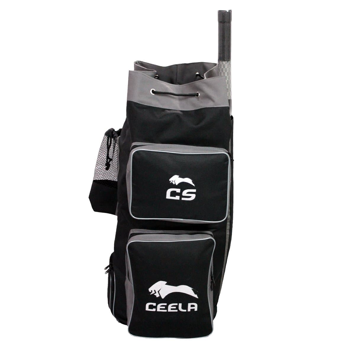 Ceela Sports Ceela_198 Polyester Cricket Duffle Bag (Black)